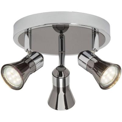 Brilliant Jupp G18334/76 Spot de plafond LED GU10 7.5 W chrome, noir