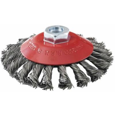 Leman 06428 Brosse cuvette en Acier torsad&eacute; &Oslash; 115 mm