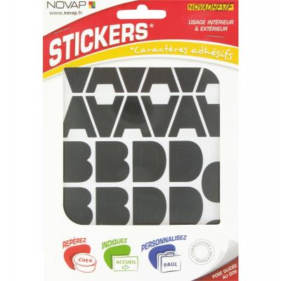 Novap - Lettres autocollantes 30mm Noir novadhesifs - 4370262