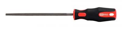 Ks tools lime ronde, forme f, demi-douce, 150mm