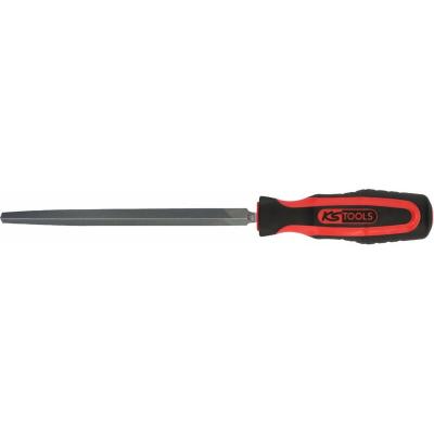 Ks tools lime triangulaire, c, demi-douce, 200mm
