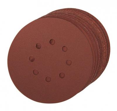 Lot de 10 disques auto-agrippants perfor&eacute;s 150&nbsp;mm Silverline