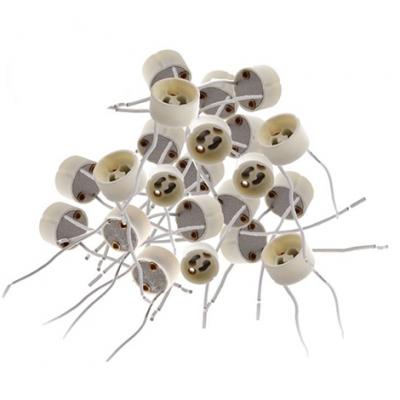 Lot de 20 Douilles Culot GU10 pour Ampoule Halog&egrave;ne ou Led