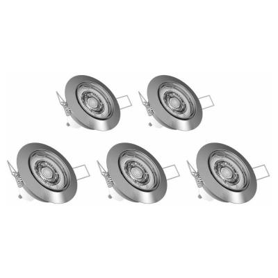 Lot de 5 spots LED 354LM Blanc chaud