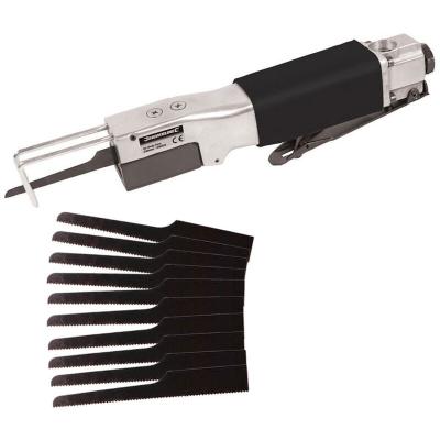 Silverline - lot scie sabre pneumatique et 10 lames de rechange