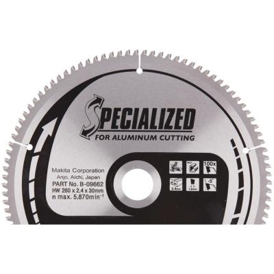 Lame Carbure pour aluminium 260, al&eacute;sage 30 - Makita