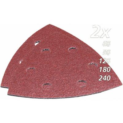B-21618 Jeu de papier de verre triangulaire velcro bois 10pcs - Makita