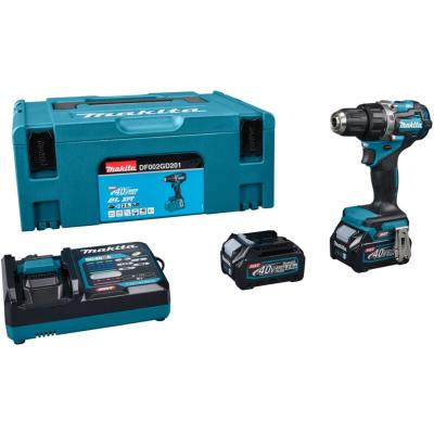 Perceuse-visseuse 40V + 2 batteries 2,5Ah + chargeur + MAKPAC - DF002GD201