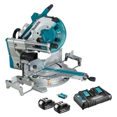 Scie radiale 36 V 2 x 18 V Li-Ion 5 Ah diam. 305 mm MAKITA DLS211PT2U