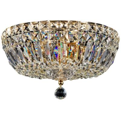 Plafonnier basfor or antique 3x60w e14