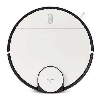 X40 SW Aspirateur Robot 0.45L 50dB Tapis Voix Contr&ocirc;le des Applications Blanc