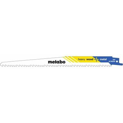 Metabo 5 Lames de scies sabres, bois, flexible, 225 x 1,25 mm