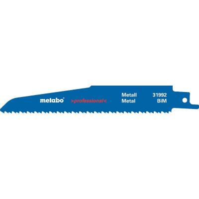 Metabo 5 Lames de scies sabres, m&eacute;tal, profess., 150x1,6mm