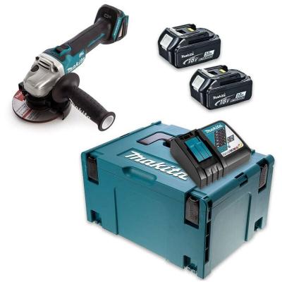 Meuleuse d'angle 18VLXT &Oslash;125 mm (2x3,0 Ah) en makpac Makita DGA506RFJ