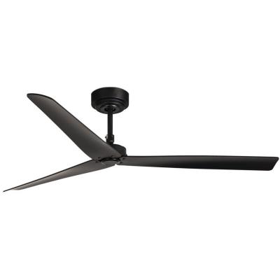 FARO BARCELONA Ventilateur de plafond Milos, DC, noir mat