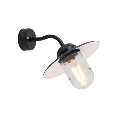 Applique d'ext&eacute;rieur intelligente noire IP44 avec WiFi A60 - Munich