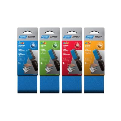 Bande abrasive - blue tech - lot de 2 - grain 36 - 75x533 mm