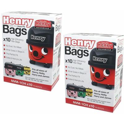 Lot de 2 boites de 10 sacs - Aspirateur - NUMATIC (128648)