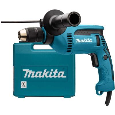 Makita &ndash; Perceuse &agrave; percussion 13mm 650W &ndash; HP1641K1K
