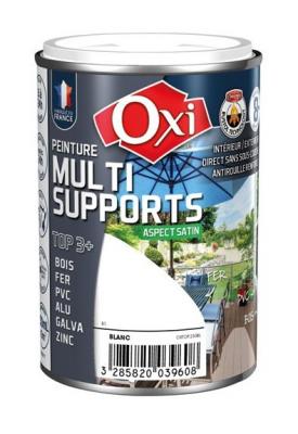 Peinture multi supports TOP3+ satin 0.250 L - gris clair