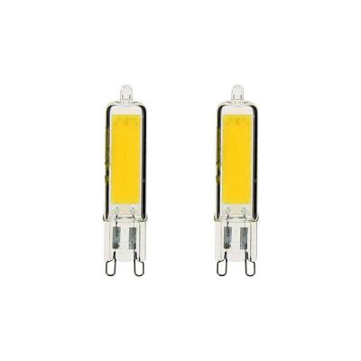 Lot 2 ampoules LED filament G9 Blanc chaud