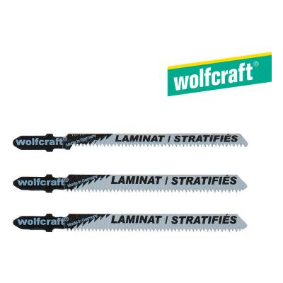 Pack de 3 lames de scie sauteuse avec queue en t/hcs 2379000 Wolfcraft
