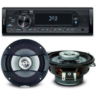 Pack sono voiture Auto Radio NewOne AR390DAB 80 Watts + 2 haut parleurs 10cm 80W