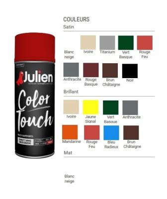 Bombe peinture Color Touch - 400 mL - vert basque satin