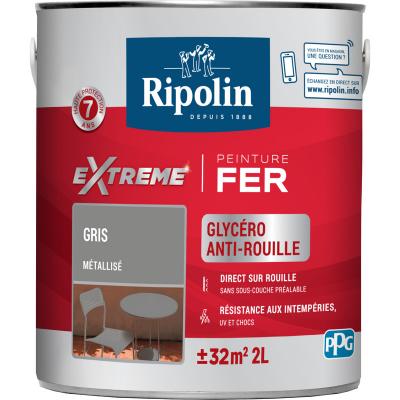 Peinture fer - RIPOLIN - 395994 - Metal - 2 L 