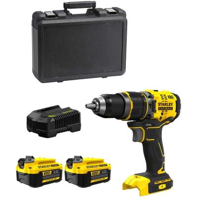 Stanley - Perceuse &agrave; Percussion FatMax SFMCD721M2K (2 x 4,0 Ah Chargeur Coffret)