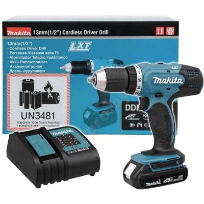 Perceuse-visseuse Makita 18V (1x BL1815N + DC18SD) - MAKITA DDF453SYX5