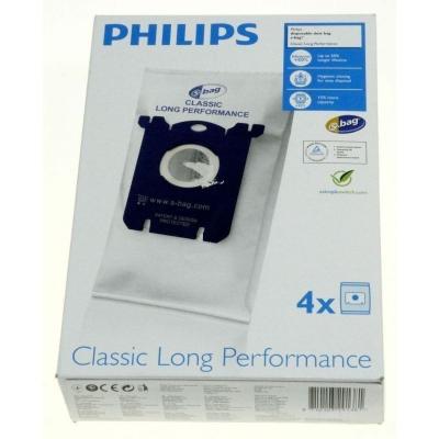 Boite de 4 sacs microfibres S-BAG (63316-38043) Aspirateur (FC8021/03 883802103010 PHILIPS)