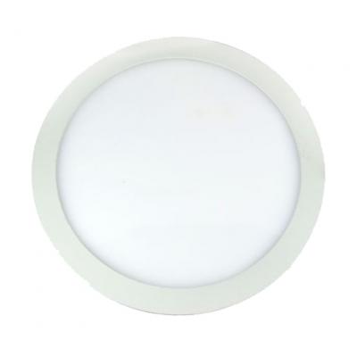 Spot plat blanc - Plafonnier LED 12W &Oslash; 170mm - 6000K avec alimentation
