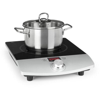 Table de cuisson - VariCook Single - Plan de cuisson - 1800W - Affichage LED - Argent/Noir -
