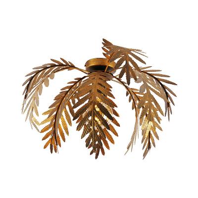 Plafonnier vintage or 45 cm - Botanica