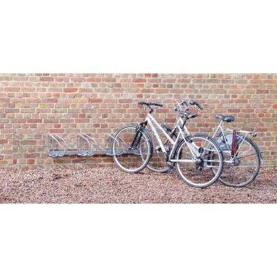 Range 4 v&eacute;los mural &agrave; 45&deg;  Mottez B141V4 c&ocirc;t&eacute; Passager