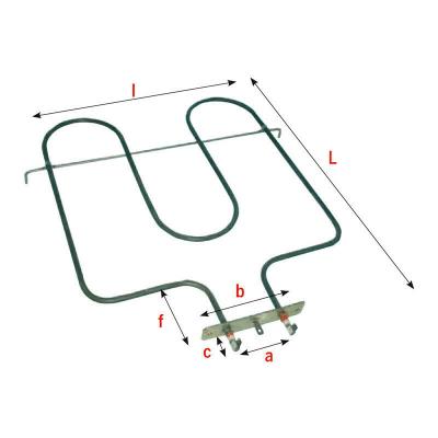 Resistance voute 2300w 3871318022 pour Four Arthur martin