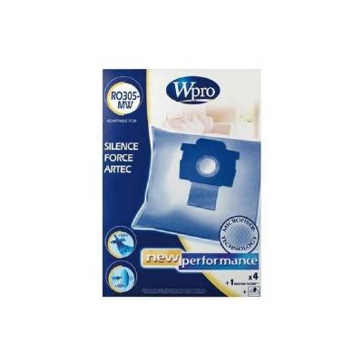 Sacs aspirateur 4 sacs + 1fm compatible silence force pour aspirateur rowenta