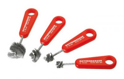 Brosse pour int&eacute;rieur de tuyaux cuivre, Pour &Oslash; de tuyaux : 12 mm