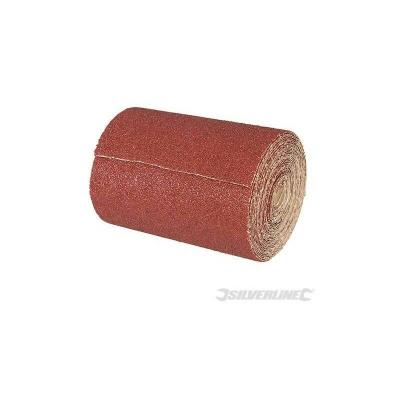 Silverline 542951 Rouleau d'abrasif corindon 10 m Grain 80