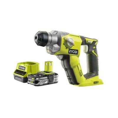 Pack RYOBI Marteau perforateur 18V One+ R18SDS-0 - 1 Batterie 2.5Ah - 1 Chargeur rapide RC18120-125