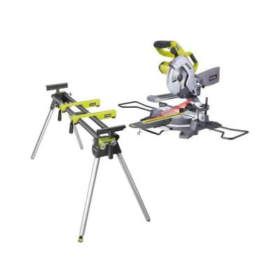 Pack Scie &agrave; coupe d'onglets radiale &eacute;lectrique - 1500W - 216mm - EMS216L - Support universel RLS02