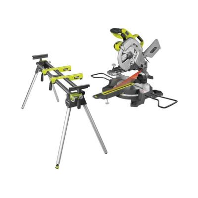Pack Scie &agrave; onglet radiale &eacute;lectrique - 2000W - 254mm - EMS254L - Support universel RLS02