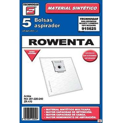 Sac de Rechange pour Aspirateur Tecnhogar 915625 (5 uds)