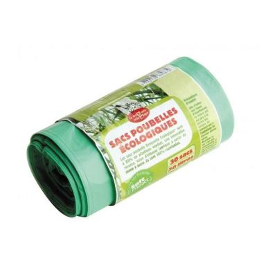 La Droguerie Ecologique Rouleau 30 Sacs Poubelle &Eacute;co-Plastiques 30 L