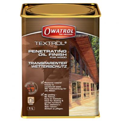 TEXTROL Incolore - Saturateur Sp&eacute;cial bois tendre - 1 L - OWATROL