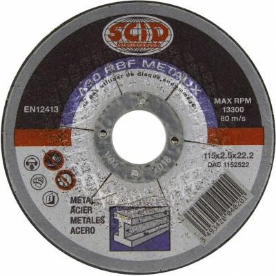 Disques &agrave; tron&ccedil;onner SCID - M&eacute;taux - Diam&egrave;tre 115 mm - Al&eacute;sage 22,2 mm