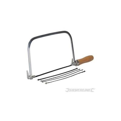 Silverline - Scie &agrave; chantourner et 5 lames, 170 mm, 170 Mm