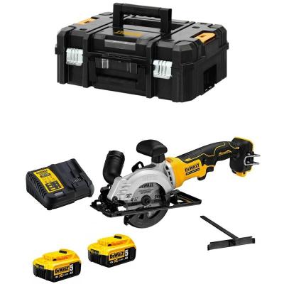 Dewalt - scie circulaire &agrave; batterie 18v 2x5ah li-ion 115 mm - dcs571p2