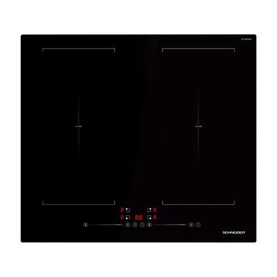Plaque induction encastrable Schneider SCTI642N0 7400 W Noir 
